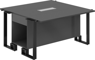 Стол для переговоров Norden 120x120x75 / SP.0114.AN.AN.AN (антрацит/антрацит/антрацит/серый)