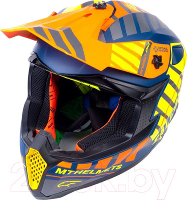 Мотошлем MT Helmets Falcon Energy B3 (L, матовый желтый)