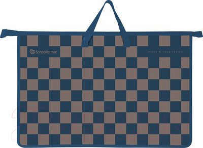 Папка для труда Schoolformat Чередование цветов / ПТРПМА3-ЧЦ (серый/синий)