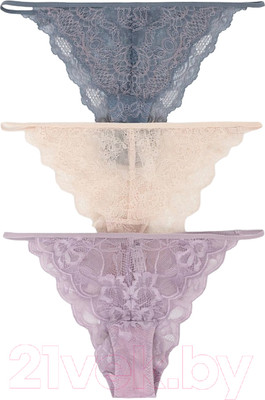 Комплект женских трусов Mark Formelle 412432-3 (р.94, серый кремень)