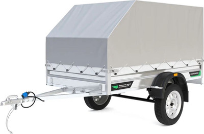 Прицеп для автомобиля ТитаН 2513 / 7197-0000010-02 (30см борт, тент 920мм, Аэро, оцинкованный)