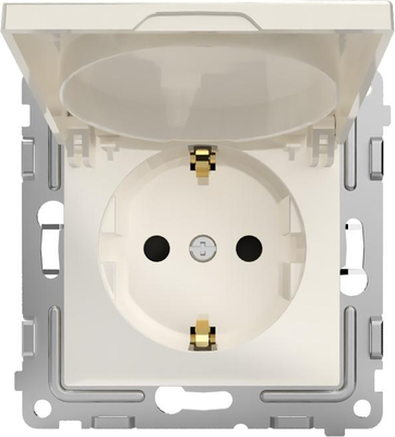 Розетка Tokov Electric Pixel TKE-PX-R1ZSW1-C02 (бежевый)