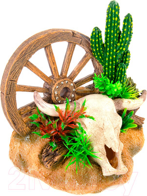 Декорация для аквариума Exoprima Череп буйвола / 00868/EP