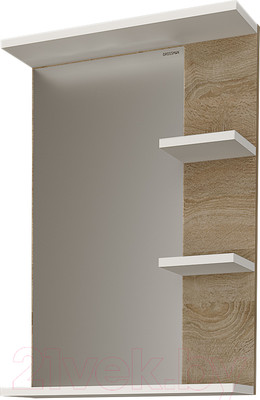 Зеркало Grossman Поло 47 / 204701-1 (с полками комбинированное)