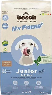 Сухой корм для собак Bosch Petfood My Friend+ Junior & Active (12кг)
