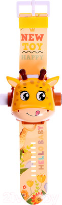 Часы наручные детские Zabiaka Часы-проектор. Жирафик / 10093178
