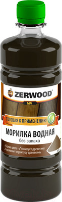 Морилка Zerwood MV водная (0.5л, дуб)