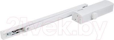 Доводчик с каналом скольжения БУЛАТ Profi ДД 802/5 BH-W (белый)
