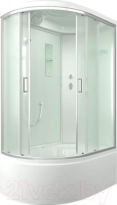 Душевая кабина IVA 120x80x215 / SC120CMR (белый/матовое стекло)