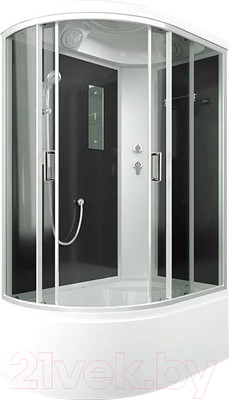 Душевая кабина IVA 120x80x215 / SC120CTR (черный/тонированное стекло)