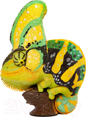 Фигурка коллекционная Exoprima Йеменский хамелеон / 56393/AH (желтый/зеленый)