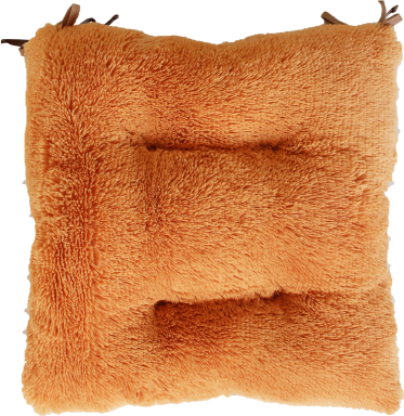Подушка на стул Lanatex Plush 0350 / 22336 (44x44x10см, оранжевый)