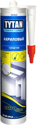 Герметик акриловый Tytan Professional Euro-Line (280мл, белый)