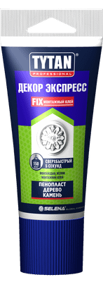 Клей Tytan Professional Декор Экспресс монтажный (210г, белый)