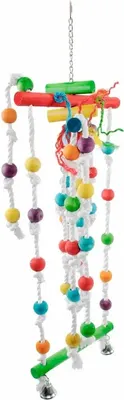 Игрушка для птиц SkyRus Качели с бусинами / 56523/SR