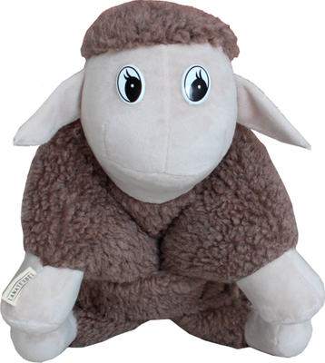 Подушка-игрушка Lanatex 0347 / 22289 (29x36x13см, серо-коричневый)