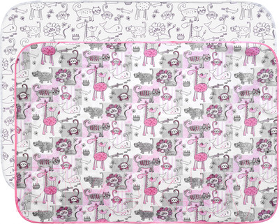 Клеенка детская Roxy-Kids R-0078/76N (белый/серый/розовый)