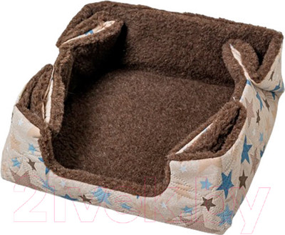Лежанка для животных Lanatex 169 / 22178 (71x69x1.5, коричневый)