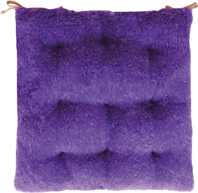 Подушка на стул Lanatex Wool 0349 / 22326 (44x44x9см, фиолетовый)