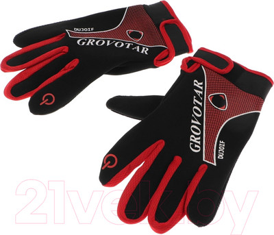 Мотоперчатки Sima-Land 5273412 (черный/красный)