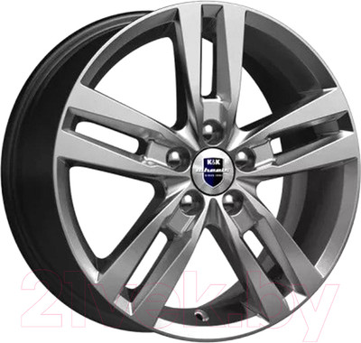 Литой диск K&K Rassvet 16x6.5" 5x114.3мм DIA 66.1мм ET 40мм Дарк платинум