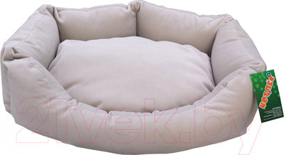 Лежанка для животных Кот и Пёс Соня №2 / Л6040М-С (бежевый)