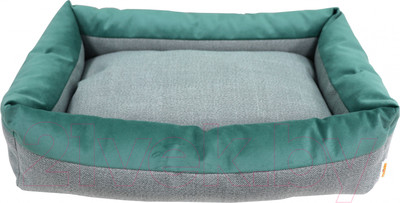 Лежанка для животных Кот и Пёс Алиса №1 / Л6040М-С (зеленый)