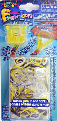 Набор для плетения Rainbow Loom Фингер Лум / R0037B (желтый)