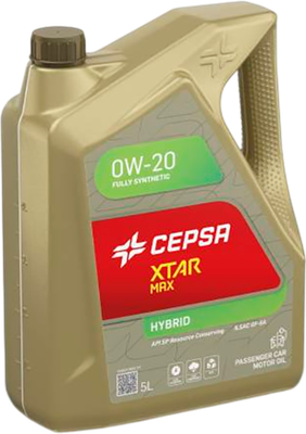 Моторное масло Cepsa XTAR Max Hybrid 0W20 SP RC GF-6A / 548513090 (5л)