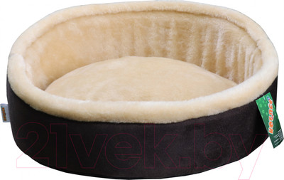 Лежанка для животных Кот и Пёс Сильвия №2 / Л5345ММх-ПС (коричневый)