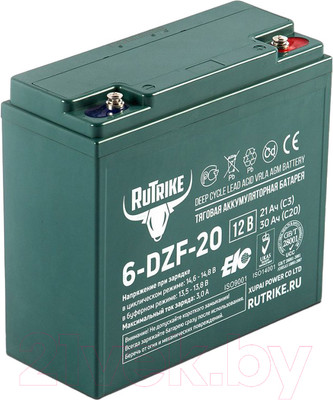 Аккумуляторная батарея RuTrike 6-DZF-20 12V20A/H C2 / pm01788936803