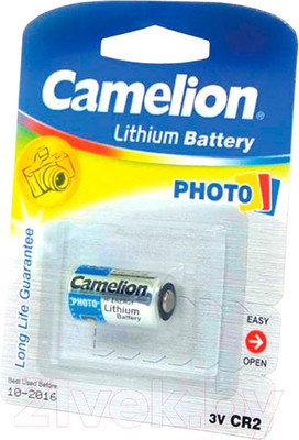 Батарейка Camelion CR2 BP1 Lithium Photo 3V