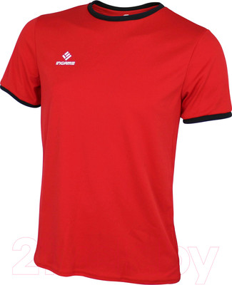Футболка игровая футбольная Ingame Детская (р.36, красный)
