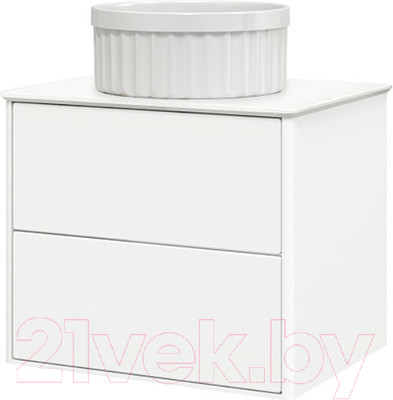 Тумба под умывальник Belux Джаз НП 60-02 (1, белый глянцевый)