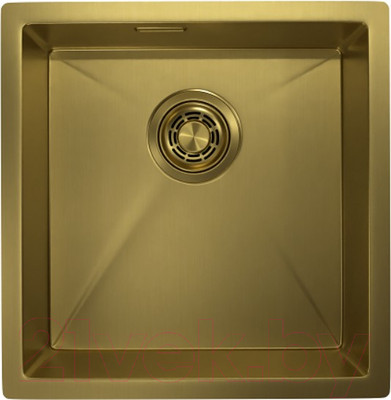 Мойка кухонная GRANULA GR-4445U (золото сатин)