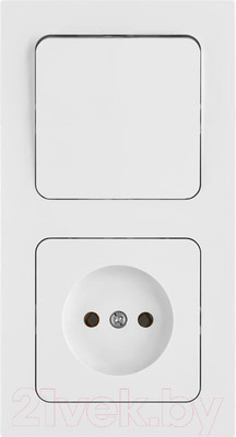 Блок выключатель+розетка Bylectrica Astrum В-РЦ-7511