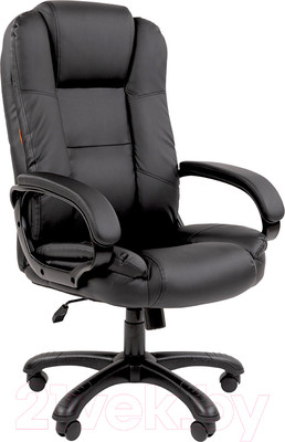 Кресло офисное Chairman 600 (экопремиум, черный)