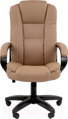 Кресло офисное Chairman 600LT (черный/экопремиум, бежевый)