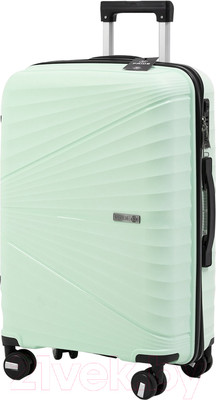 Чемодан на колесах PRIDE РР-9702 (M, светло-зеленый)
