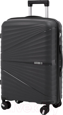 Чемодан на колесах PRIDE РР-9702 (M, темно-серый)