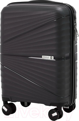 Чемодан на колесах PRIDE РР-9702 (S, темно-серый)