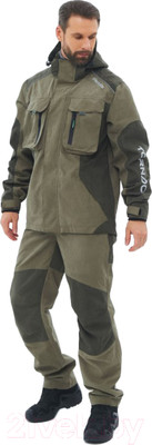 Костюм для охоты и рыбалки Huntsman Торнадо 0°C Хаки Исландия (р-р 48-50/182-188)