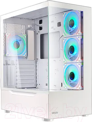 Корпус для компьютера Ginzzu GL790 (белый)