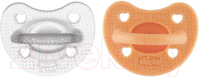 Набор пустышек Chicco PhysioForma Soft Luxe / 00073033310000 (оранжевый)