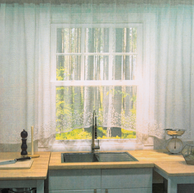 Гардина Лента К449 (160x320, белый)