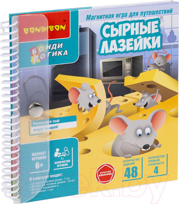 Игра-головоломка Bondibon БондиЛогика Сырные лазейки / ВВ6278