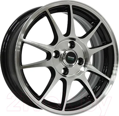 Литой диск Megami MGM-5 14x6" 4x100мм DIA 54.1мм ET 40мм BKF