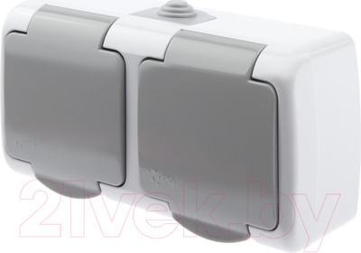 Розетка INTRO Atlantic 5-203-03 / Б0051060 (серый)