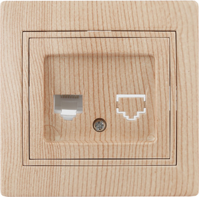 Розетка INTRO Plano 1-303-11 / Б0030089 (сосна)