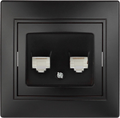 Розетка INTRO Plano 1-304-05 / Б0044576 (антрацит)